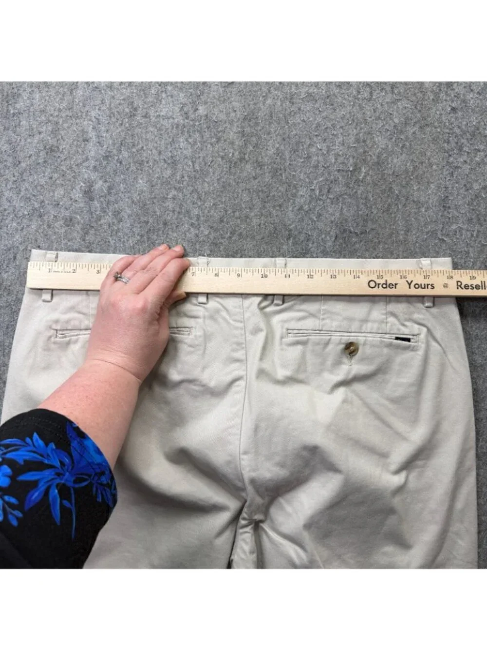 Polo Ralph Lauren Pants Men 36 x 32 Beige Stretch Straight Fit Chino b154